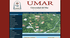 Desktop Screenshot of huatulco.umar.mx