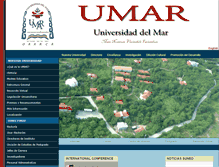 Tablet Screenshot of huatulco.umar.mx